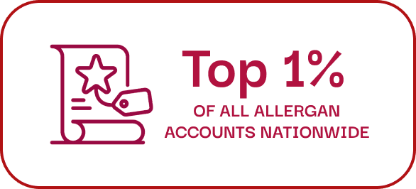 top 1% of all allegan accounts nationwide